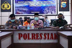 Tentang Mudik, Wabup Siak Ikuti Rakor Lintas Sektoral Idul Fitri 2022